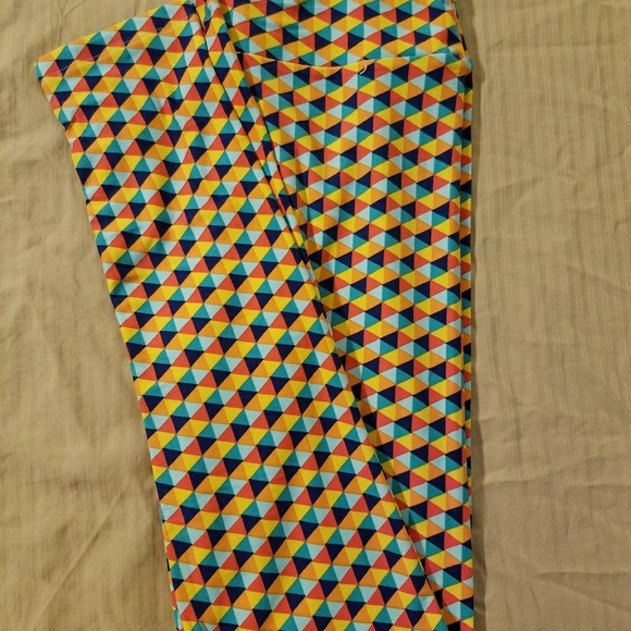 LuLaRoe OS leggings multi color - Picture 1 of 3